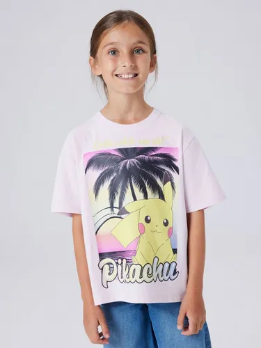 Name It T-Shirt NKFMUBA POKEMON SS NREG TOP BOX NOOS SKY Baumwollmischung, Pokémon Print