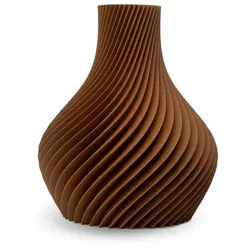 natumo Tischvase Vase Bulba Braun 18 cm braun 18 cm in braun von NATUMO