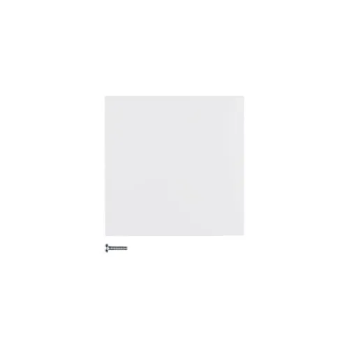 Tecla simple para interruptores/reguladores, series berker S.1/ B.3/ B.7 de hager, blanco polar brillo