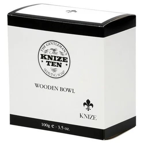 Knize Herrendüfte Ten Shaving Soap in Woodbowl 100 g - Rasur- & Bartpflege mit maskulinem Duft, ideal für den modernen Gentleman. Die Seife vereint Eleganz und Exklusivität mit aromatischen Nuancen der Knize Ten Linie.