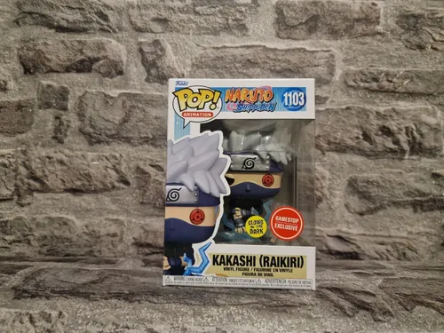 Funko Pop! Figur - Kakashi (Raikiri) - Glows in the Dark - Action-Figur aus Naruto Shippuden, leuchtet im Dunkeln und ist ein Muss für jeden Fan!