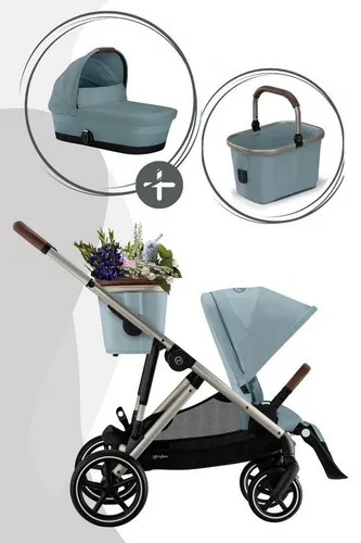 Cybex Gazelle S Kinderwagen inkl. Cot S Babywanne von CYBEX