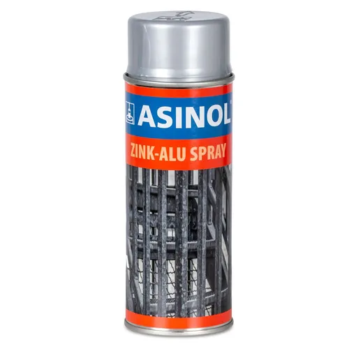 Zink Alu Spray Zinkspray Korrosionsschutz bis 300°C Grundierung 400 ml ASINOL