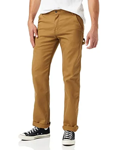 DICKIES Duck Carpenter Trousers Herren - Wanderhosen aus strapazierfähigem Duck Canvas mit Stone-Waschung für ein weiches Tragegefühl und Langlebigkeit. Ideal für Outdoor-Aktivitäten und den Alltag.
