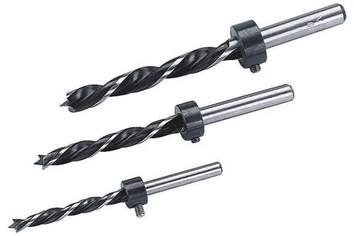 Wolfcraft 2730000 Holz-Spiralbohrer-Set 3teilig 6 mm, 8 mm, 10 mm Zylinderschaft 1 Set