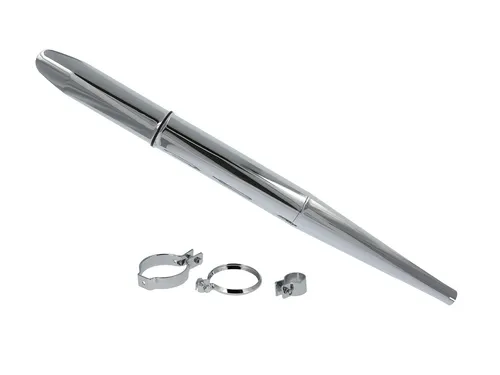 Auspuff - Zigarrenform (Spitztüte) - für Simson KR51/1 Schwalbe, SR4-2 Star, SR4