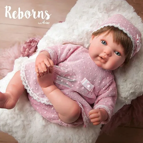 Arias Reborn Puppe Carolina 45cm Realistisches Neugeborenes In Der Schachtel