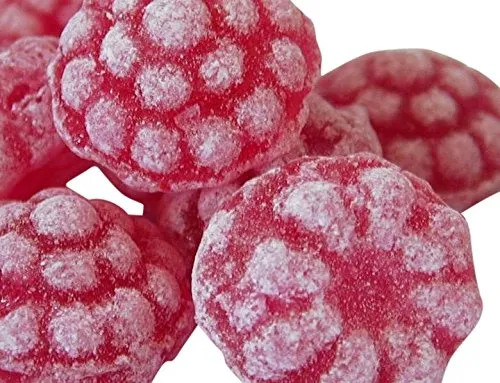 erdnuss-king 500 gr. Himbeeren ein Bonbon so groß wie eine echte, richtig lecker