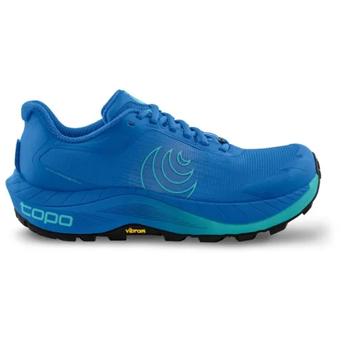 Topo Athletic Women's MTN Racer 4 - Trailrunningschuhe in Blau, Größe 38 - Damen-Trailrunningschuh mit hoher Dämpfung und griffiger Vibram-Außensohle, ideal für Trailrunning - jetzt im Bergfreunde.de Online-Shop entdecken!