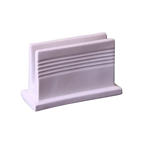 Schillerbach Serviettenhalter in cremeweiss Papierserviettenhalter aus Porzellan Tischserviettenhalter