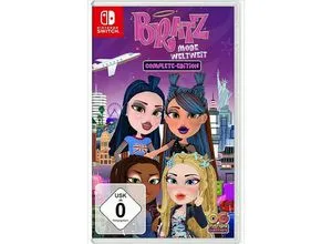 Bratz: Mode Weltweit - Complete Edition für Nintendo Switch - Erlebe die vollständige Bratz-Modewelt mit neuen Outfits, Frisuren und aufregenden Minispielen! Wechsle zwischen Yasmin, Cloe, Jade und Sasha und entdecke stylische Städte.