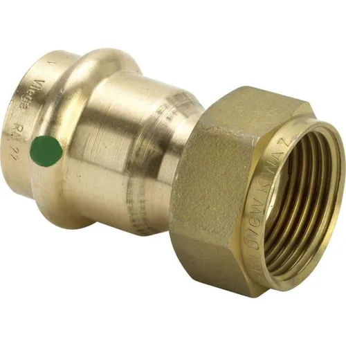 Viega Sanpress Verschraubung 351502 22 mm x G 3/4, Rotguss oder Siliziumbronze,