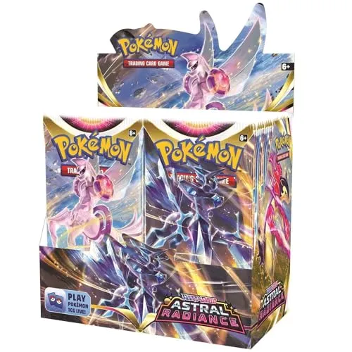 Pokémon Astral Radiance Display 36 Booster Packs Box - TCG OVP Displays, enthält 36 Booster Packs für spannende Pokémon TCG Spiele und neue Strategien, ideal für Sammler und Spieler.