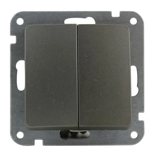 UNITEC Serienschalter, Monaco, Serie 204, Platin