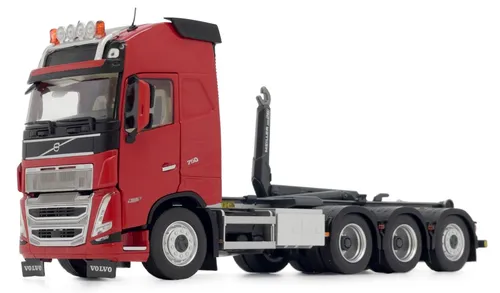 MARGE MODELS, VOLVO FH5 8x4 Rot mit Meiller-Haken, 1/32, MAR2235-03
