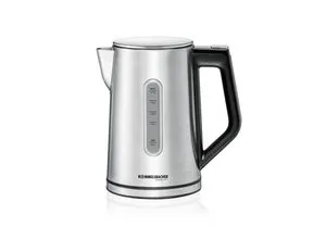 ROMMELSBACHER Wasserkocher WK 3000 - Edelstahl 1,7 Liter, präzise Temperaturwahl 45-100°C für Tee und Babykost