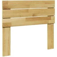 vidaXL Kopfteil 75 cm Massivholz Eiche - Bettenzubehör aus massivem Eichenholz, robust und langlebig. Perfekte Rückenlehne für Komfort beim Lesen oder Fernsehen.