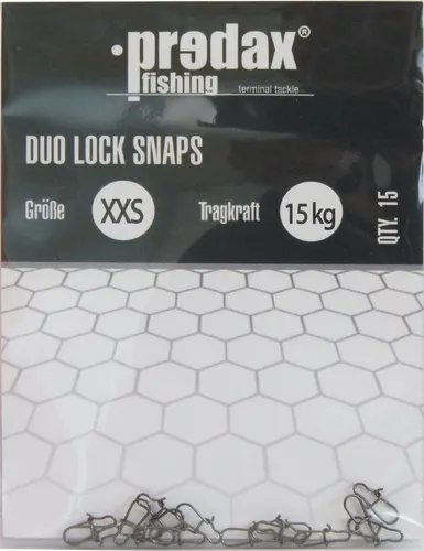 Predax Schnurverbinder Predax Duo Lock Snap - 15 Snaps, (15-St)
