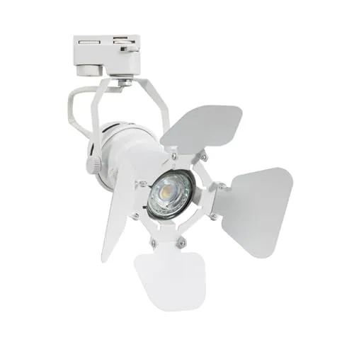 LEDKIA LIGHTING 1-Phasenstromschiene Strahler Kuranga für GU10-Glühbirne Schwarz GU10