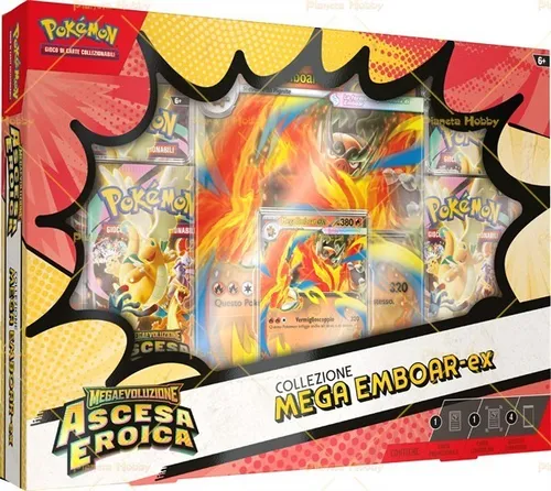 Pokémon Mega Emboar EX Sammlung Erhabene Heldentat Booster Kit
