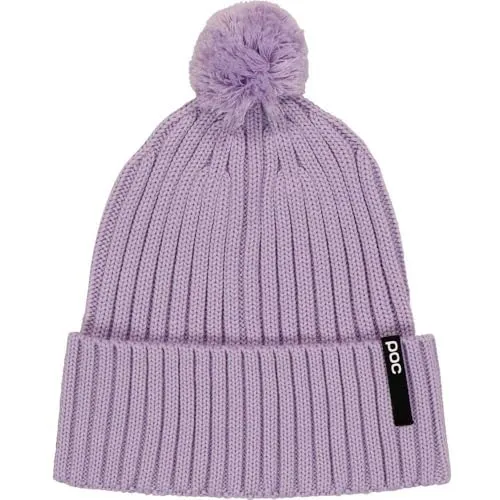 POC Beanie Pom purple quartz (1618) One Size - POC Beanie Pom, stilvolle Mütze aus 50% Merinowolle und 50% Acryl, bietet Wärme und Tragekomfort für kalte Wintertage. Mit verspieltem Bommel und markantem Umschlag ein modisches Must-Have.