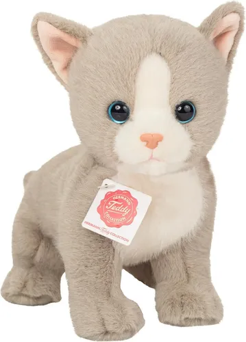 Teddy Hermann 91841 Babykatze grau 24 cm, Kuscheltier NEU OVP<