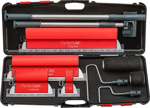 Strumento perfetto PAR-80506 ROLLER SMOOTHING Kit - Farbwalzen-Set mit 8 Teilen, ideal für eine perfekte, gratfreie Oberfläche und hohe Widerstandsfähigkeit durch Bi-Flex-Technologie und gehärteten Edelstahl.