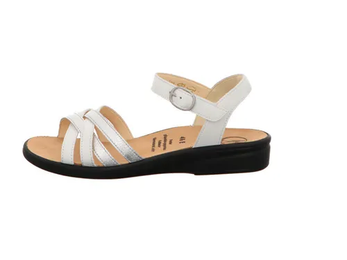 Ganter Komfort Sandalen Sonnica Damen 31373534383937 Weiß 39 EU - Wanderschuhe für Damen, aus hochwertigem Leder, mit offenem Design für optimale Belüftung und weicher Kunststoffsohle für höchsten Komfort beim Gehen.