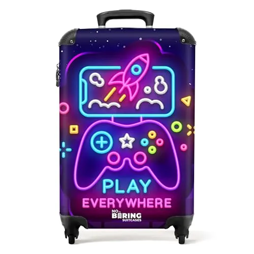 NoBoringSuitcases.com© Kinderkoffer mit leuchtenden Rädern