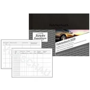Avery Zweckform 222D Fahrtenbuch Design A6 48Blatt