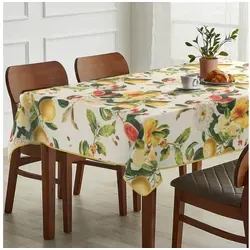 ANRO Tischdecke Stoff Digitalprint Tischtuch EasyClean ACRYL Beschichtet Tischwäsche (Einzelstück 1-tlg), auch als Gartentischdecke - ACRYL Beschichtet bunt eckig | 120 cm x 160 cm