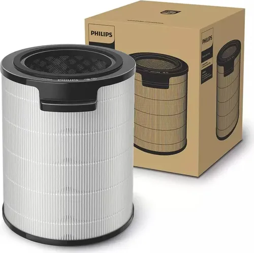 Philips 3-in-1 HEPA + Aktivkohle Filter FYM860/30 - Ersatzteile für Luftreiniger, sorgt für saubere Luft und entfernt Schadstoffe effektiv aus Ihrem Zuhause.