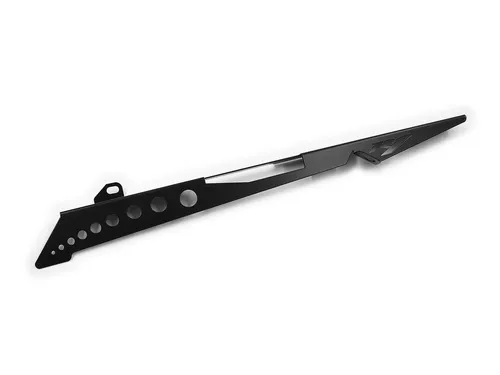 Yamaha YZF-R1 Kettenschutz schwarz - IBEX - Stabiler Kettenschutz aus Edelstahl für Yamaha YZF-R1, idealer Schutz mit gebürsteter und pulverbeschichteter Oberfläche. Perfekt für den täglichen Einsatz und passgenau für Modelle von 2002-2003.