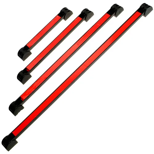 Extra starke MAGNETLEISTE Magnetschiene mit Halter 200 300 460 600 mm ROT 4 x