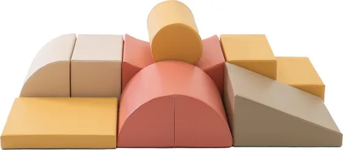 IGLU SET 33 Adventurer - Bunte Schaumstoff-Klettermodule für Kinder - Das IGLU SET 33 Adventurer begeistert Kinder von 1–5 Jahren mit weichen, leichten Klettermodule aus Polyethylen-Schaumstoff. Ideal für kreatives Bauen und sicheres Spielen, leicht zu reinigen und zu transportieren.