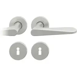 FSB Rosettengarnitur 1144 Alu.0105 rund, DIN L/R