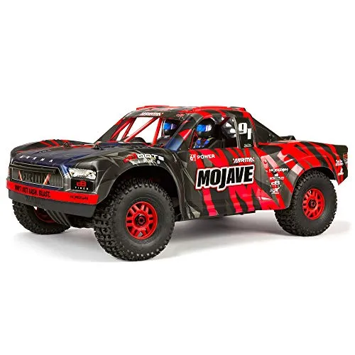 ARRMA RC Truck 1/7 MOJAVE 6S V2 - Ready-to-Run Desert Truck - RC-Modelle, beeindruckende 60 MPH Geschwindigkeiten mit 6S LiPo Akku, ausgestattet mit Spektrum Komponenten für ultimatives Fahrvergnügen