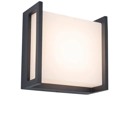 Lutec QUBO 5195401118 LED-Außenwandleuchte Anthrazit - Lampen für elegante Außenbeleuchtung, energieeffizient und perfekt für stimmungsvolle Akzente in Garten und Terrasse.