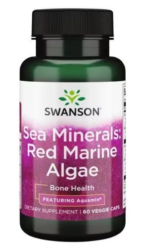 Produktbild Swanson Ultra Meeresmineralien Rote Mineralalgen Mit Aquamin 60 Vege Kapseln