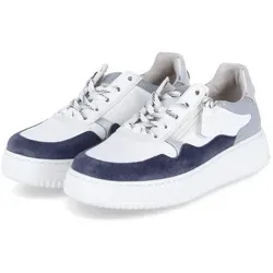 Gabor Low Sneaker – Komfortable Damen Sneaker in blau von Gabor