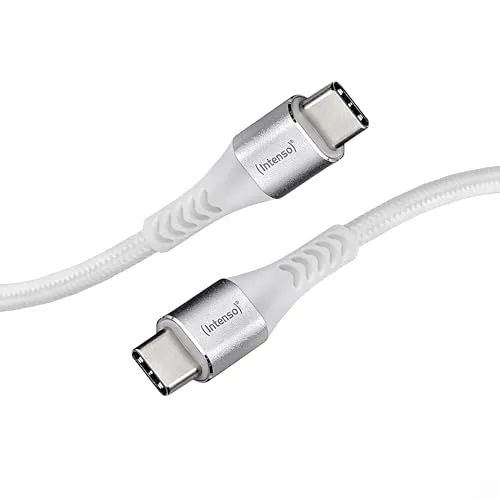 Produktbild Intenso C315C USB-C Kabel 60 W Schnellladen, 1,5 m, Power Delivery 3.0, Quick Charge, für Smartphone, MacBook, Laptop, iPad, weiß