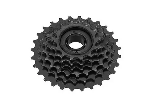 Schraubkranz 5-fach 14-28 Zähne Schwarz für Shimano - Hochwertiger Schraubkranz für Shimano Schaltungen, ideal für reibungsloses Fahren. Robuste Stahlkonstruktion, 5 Gänge mit präziser Zahnverteilung für optimale Leistung.