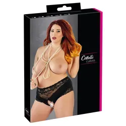 Slip ouvert – mit Perlenkette im Schritt von Cottelli CURVES