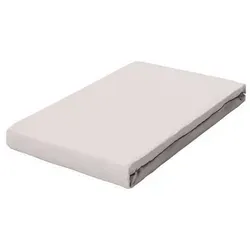 Schlafgut Boxspring-Spannleintuch Pure, Beige, 140-160x200-220 cm - Bettlaken in Beige, bügelfrei und hautfreundlich, ideal für Boxspringbetten, sorgt für perfekten Sitz und angenehmen Schlaf mit klimaregulierenden Eigenschaften.