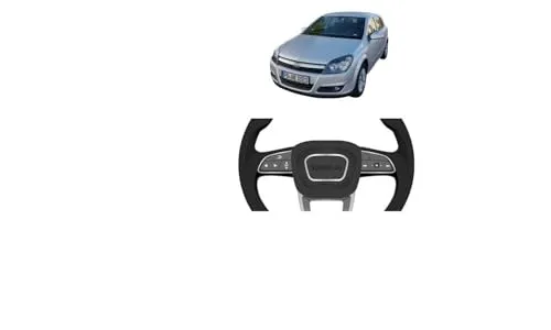 Autoradio Einbaupaket für Pioneer MVH-S320BT kompatibel mit Opel Astra H mit Lenkradfernbedienung Schwarz Piano Black | Bluetooth USB