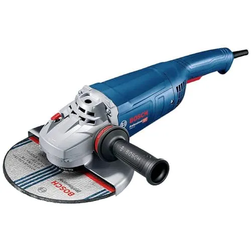 Bosch Professional Winkelschleifer GWS 22-180 J - 2.200 Watt, hohe Abtragsleistung und Anwenderschutz durch Sanftanlauf