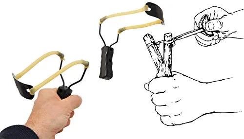 jameitop® Futter Schleuder/Zwille für leichte Gegenstände