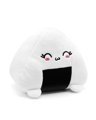 Joy Toy - Yummies Plushi Onigiri Plüsch, Weiss, Schwarz