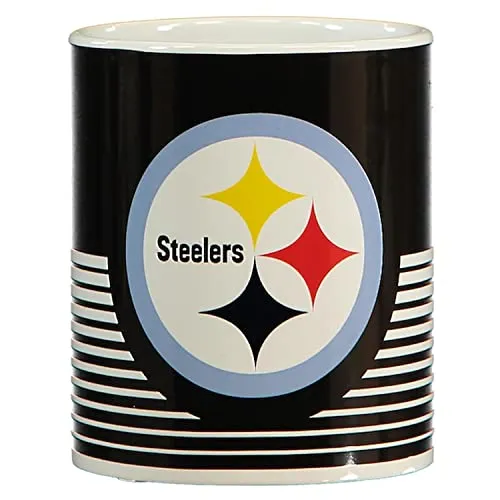 FOCO Pittsburgh Steelers NFL Linea Mug Black Tasse Forever Collectibles - Stück