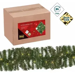 Idena Tannengirlande 160 LED warmweiß 10m für Innen & Außen - Lichtschläuche & -ketten, mit 160 warmweißen LEDs ideal für stimmungsvolle Dekoration drinnen und draußen.